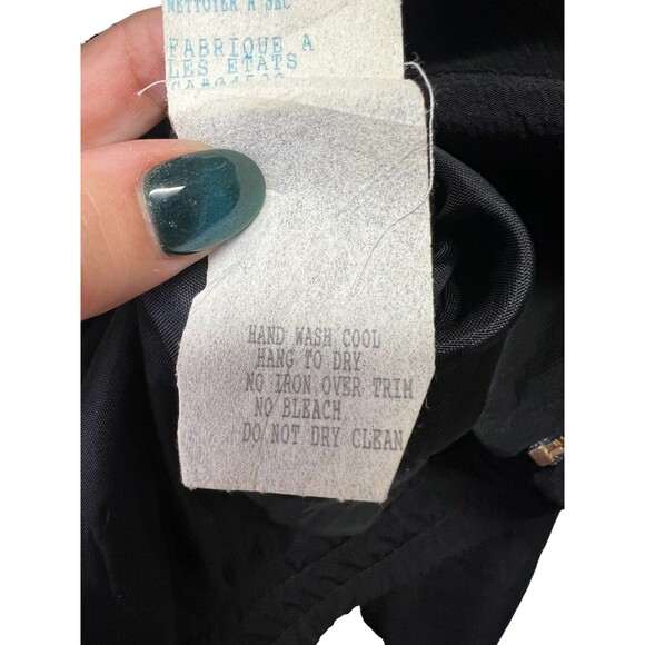 Vintage Nancy Bolen Women’s Embroidered Blazer Jacket Monstera Plant Print Sz 14 - Picture 14 of 16